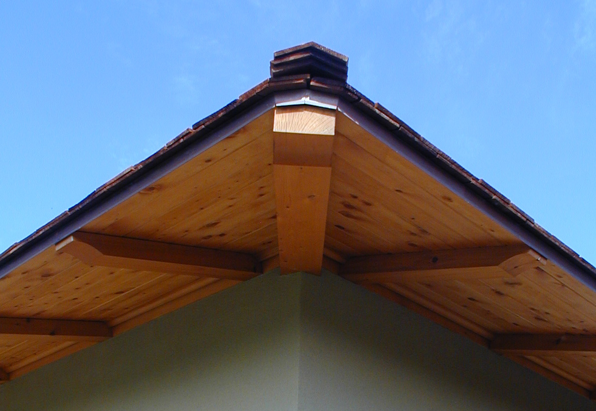 yellow cedar rafters