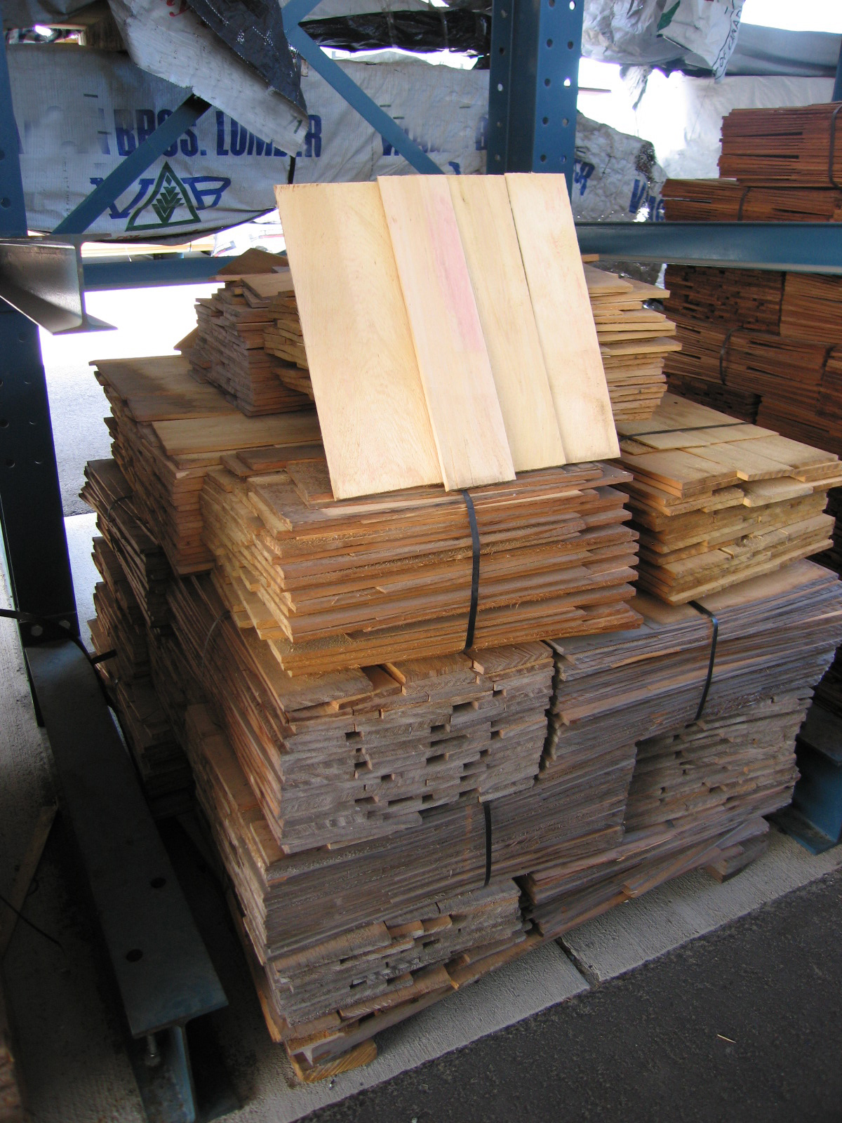 yellow cedar SHINGLES