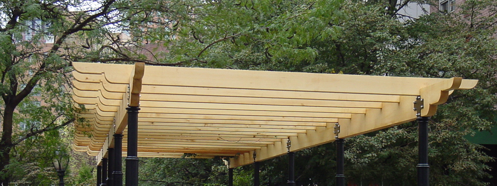 a park trellis in new york