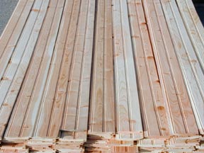 1x4 tongue and groove BEADED douglas fir image