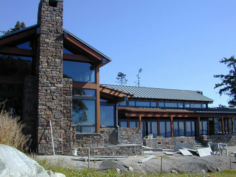 exterior post and beam 