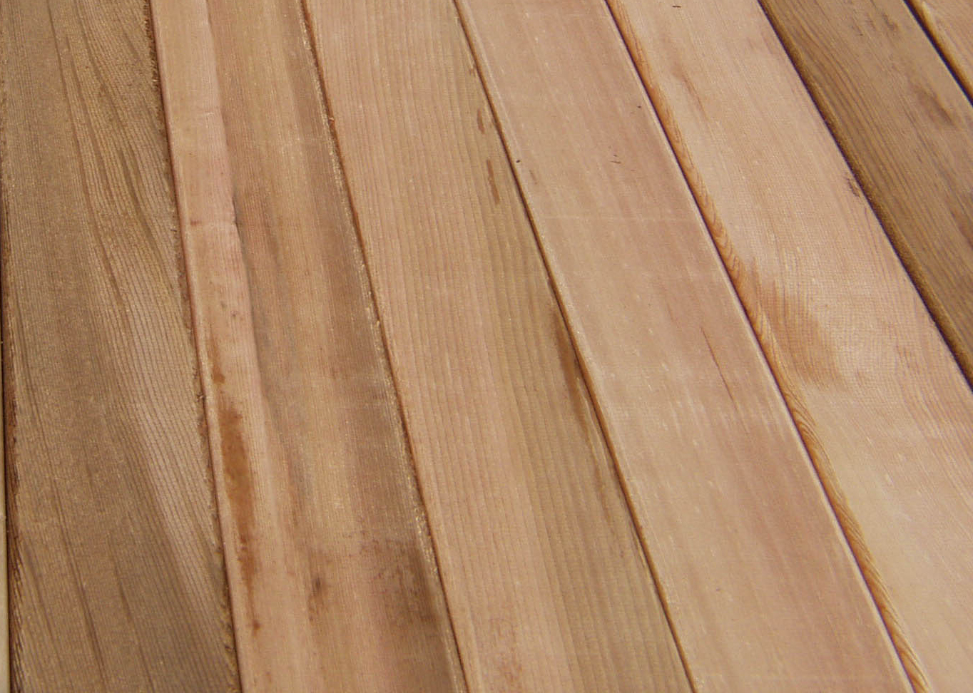 BEAR CREEK LUMBER WESTERN RED CEDAR BOARDS SURFACED FOUR SIDES