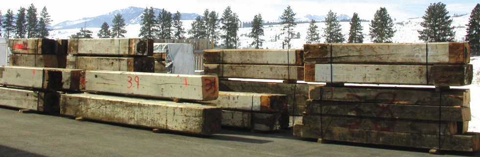 reclaimed hardwood lumber