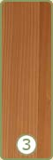 Flat Clear Grain redwood sample icon.