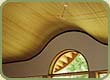 Alaskan Yellow cedar ceiling paneling picture