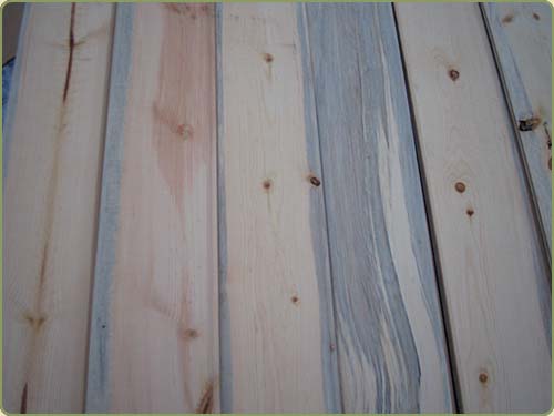 DETAILED IMAGE OF SPRUCE #3 COMMON TONGUE AND GROOVE BOARDS