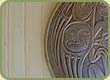 A comunity center that used redwood finishes