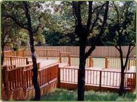 yellow cedar deck