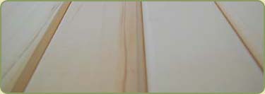 vertical clear grain double flush paneling