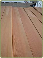 1X6 tongue and groove fir paneling in detail