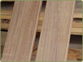 detail of 1x6 clear ipe decking