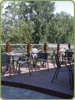 detail of 1x4 clear ipe decking