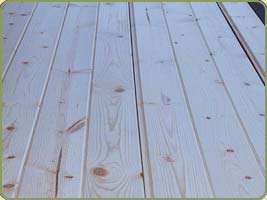 Image of 1x6 #2 Common T&G (tongue & groove) V2E pine paneling