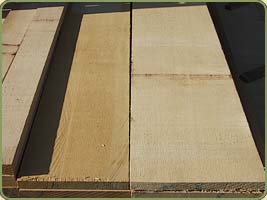 IMAGE OF ROUGH CUT port orford cedar BOARDS PRODUCT NUMBER