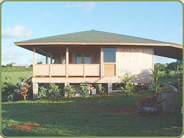 the kilroy home in hawaii has interior paneling and siding