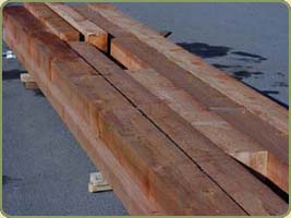 6x8 standard and better red cedar beams image