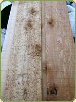 A clear grade paneling picture