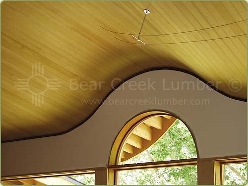 alaskan yellow cedar custom ceiling image