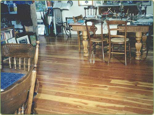 image of douglas fir flooring
