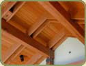 larch ceiling paneling