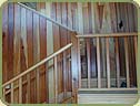 Picture of western red cedar clear vertical grain tongue and groove interior paneling.