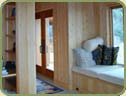 Picture of douglas fir clear vertical grain tongue and groove interior paneling.