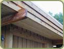 soffit made in western red cedar