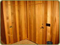 cedar paneling