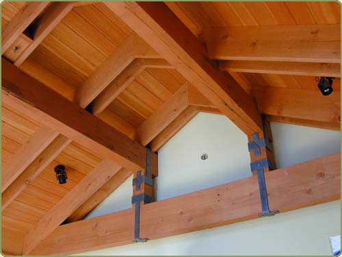 douglas fir bemas and rtafters, also 