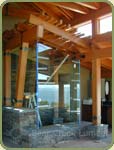 douglas fir post and beam icon