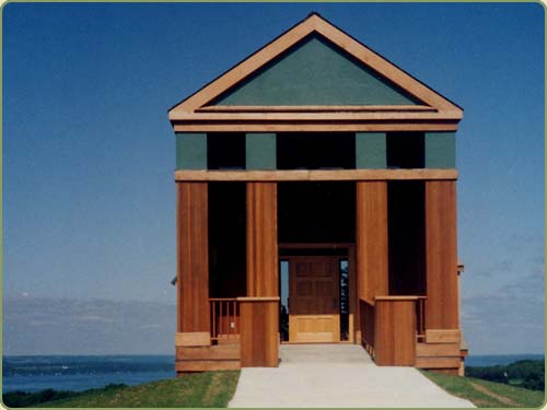 Image of Redwood tongue and groove siding siding