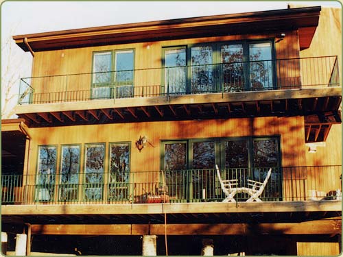 Another view of WR Cedar Tongue and Groove siding.