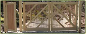 alaskan yellow cedar custom gates