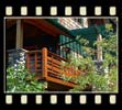 craftsman style deck railings in red cedar 