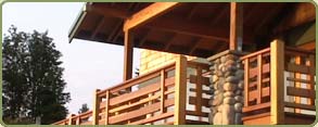 red cedar shingles, cherry flooring project