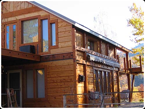 large image of the port orford tongue and groove siding installation