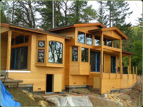 large image with port orford cedar siding