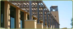 alaskan yellow cedar outdoor structures in a school