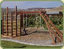 A RED CEDAR PLAYSET 