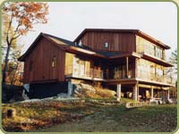 red cedar siding detail