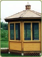western red cedar gazebo