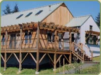 cedar deck detail