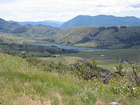 f creek and goat peak from sun mountain