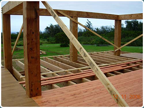 BEAR CREEK LUMBER : FEATURED PROJECTS : HAWAII CEDAR TIMBER FRAME