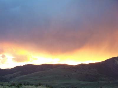 Storm over the methow valley